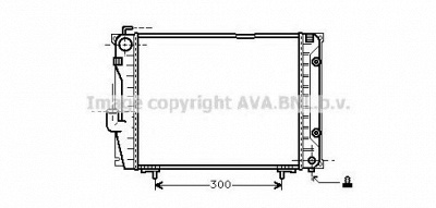 AVA QUALITY COOLING ms2069 -  Радиатор, охлаждение двигателя